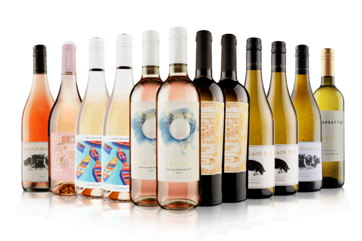 White Wine and Rose 12 Bottle Case